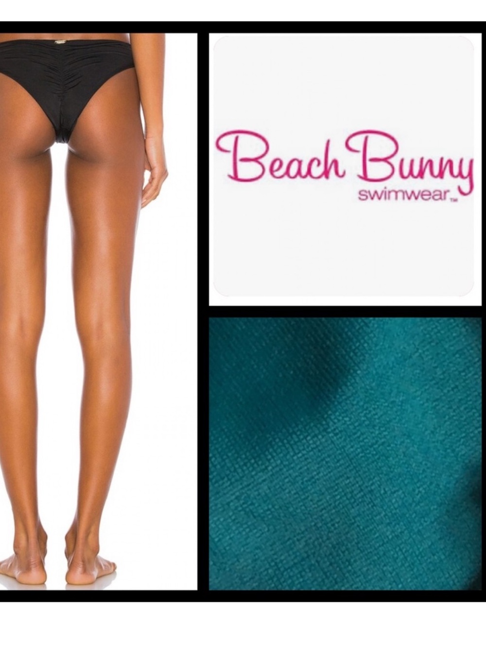 NWOT Beach Bunny Nadia Skimpy Bikini Bottom in Teal